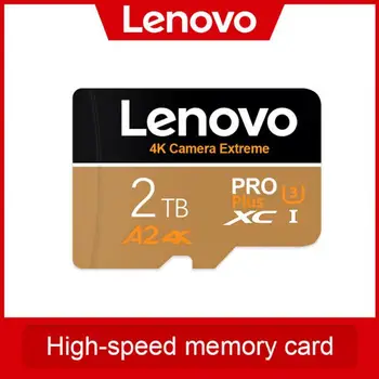 Карта памяти Lenovo SD 1 ТБ 512 ГБ 256 ГБ 128 ГБ Micro TF SD Card Flash Class 10 TF SD Карта для смартфона USB Адаптер Дропшиппинг