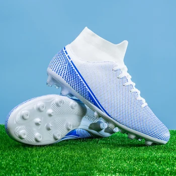 Качественные футбольные бутсы шипы шипованный оптом C.Ronaldo прочная легкая удобная футбольная обувь на открытом воздухе подлинные кроссовки для мини-футбола