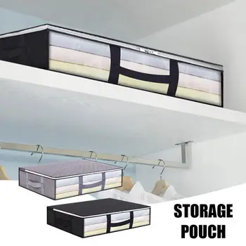  Контейнеры для хранения под кроватью Пыленепроницаемые складные контейнеры для одежды Портативная сумка для одеяла большой емкости Шкаф для хранения одежды