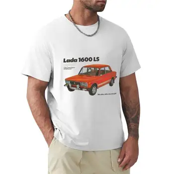 летняя мужская футболка LADA 1600 футболки на заказ черные футболки кошачьи рубашки мужские футболки хлопок для мальчиков топы