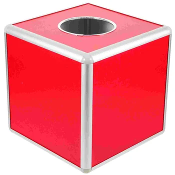 Лотерейный ящик Квадратный игровой ящик с лотерейным шаром Многофункциональный ящик для хранения билетов Коробка для розыгрыша бонусов