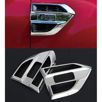  Лучшая декоративная рамка крышки фонаря бокового фонаря подходит для Ford Everest Endeavour 2016-2019 для Ford Ranger 2012-2021 Автомобильные аксессуары 1SET