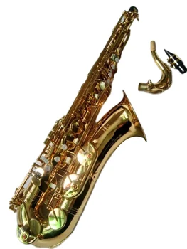 Лучший профессиональный тенор-саксофон Япония Yanagisa Бренд T-902 Bb музыкальный инструмент Золотой тенор-саксофон с мундштуком бесплатно