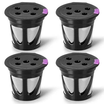 Многоразовые чашки K для Keurig, универсальные многоразовые кофейные фильтры K CUP из 4 штук, для серии Keurig Supreme Multistream
