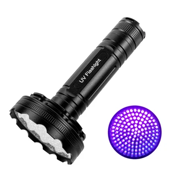 Многофункциональный УФ-фонарик с противоскользящей ручкой Водонепроницаемый фонарик с питанием от батареи Ультрафиолетовое обнаружение