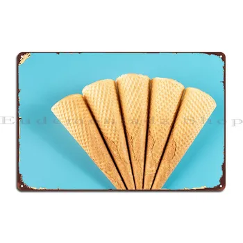Мороженое Еда Металлические знаки Ржавые гаражные таблички Изготовленный на заказ Кино Жестяной Плакат