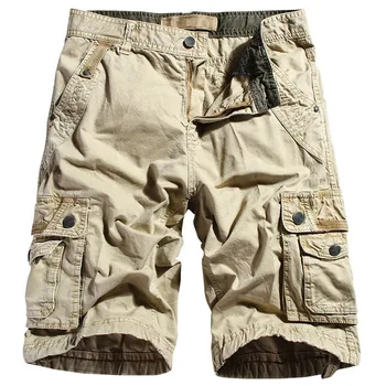 Мужские шорты Свободная рабочая одежда Повседневные брюки Лето На открытом воздухе Военные износостойкие тренировочные штаны