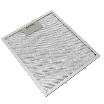 Надежный вентиляционный фильтр Серебристые фильтры вытяжки 305 x 267 x 9 мм Слои алюминизированной смазки, совместимые с вентиляционными отверстиями вытяжки