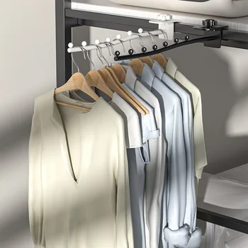 Настенная вешалка для одежды Студенческое общежитие Прикроватная сушилка для белья Экономия места Органайзер для шкафа Вешалки для хранения одежды