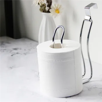  Новая модель крючка Резервуар для воды Держатель для туалетной бумаги Бытовая ванная комната Держатель железного рулона Аксессуары для ванной комнаты