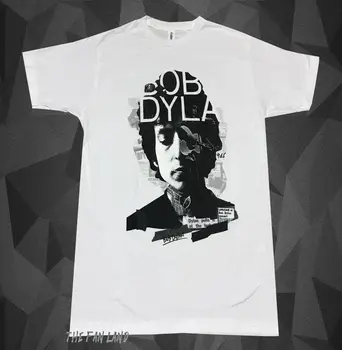Новая мужская винтажная футболка с коллажем Боба Дилана 1966