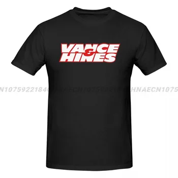 Новая футболка Vance Hines Top Sale Принт Повседневная свободная футболка Harajuku унисекс футболка