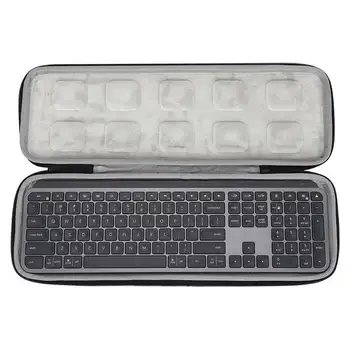  Новый чехол для хранения жесткой клавиатуры Водонепроницаемая защитная сумка из ЭВА для Logitech MX Keys Усовершенствованная беспроводная клавиатура с подсветкой