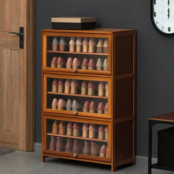 Органайзер для шкафа для хранения обуви Деревянные многослойные полки Лофт Шкаф для обуви Прихожая Meuble De Rangement Наборы садовой мебели SQCYH