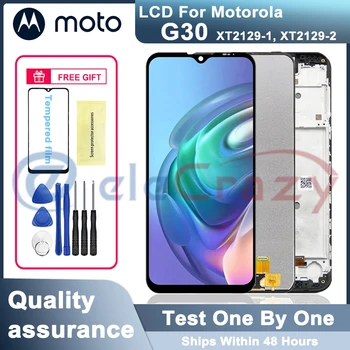 Оригинальный 6,5-дюймовый ЖК-дисплей для Motorola Moto G30 ЖК-дисплей с сенсорным экраном в сборе Запасные части для Moto G30 PAML0000IN