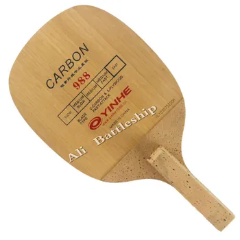 Оригинальный YINHE 988 Карбоновый клинок для настольного тенниса Быстрая атака Японский Penhold JS Ручка Ракетка Пинг-понг Бита Весло