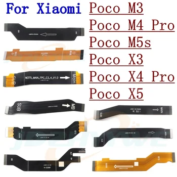  Основная плата материнской платы ЖК-дисплей Разъем гибкий кабель для Xiaomi Poco X5 Pro X4 X3 Pro GT M5s M4 Pro M3 4G / 5G