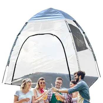 Открытый прозрачный пузырьковый кемпинг Палатка для кемпинга Водонепроницаемый складной звездный пузырьковый дом Пляжная палатка для кемпинга 180x130x160 см