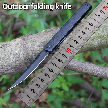  Открытый складной нож из нержавеющей стали Нож для выживания Портативный карманный нож Фруктовый нож для охоты Рыбалка Кемпинг Маленькие ножи