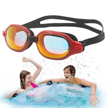 Очки для плавания с защитой от тумана Очки для плавания с защитой от тумана Без протекания Четкий обзор для мужчин Женщин Молодежь Мальчики Девочки