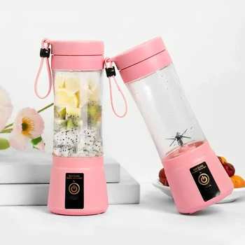 Портативные блендеры для фруктового сока Летние персональные электрические мини-бутылки Home USB 6 лезвий Соковыжималка для кухни
