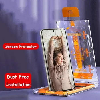 Прозрачная пленка из закаленного стекла для Samsung Galaxy S23 S22 Plus Защитное стекло Беспыльная установка с установочным комплектом