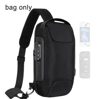 Противоударная сумка для переноски Защитный рюкзак через плечо через плечо с карманами USB-порт Подходит для консоли Asus ROG Ally