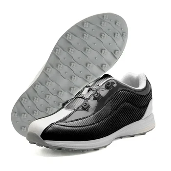  Профессиональная мужская обувь для гольфа Водонепроницаемая противоскользящая обувь для тренировок по гольфу на открытом воздухе Большой размер 39-46 Высокое качество