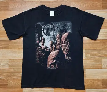 Ремейк 90-х Некролог группа футболка металлическая футболка TE5099 длинные рукава