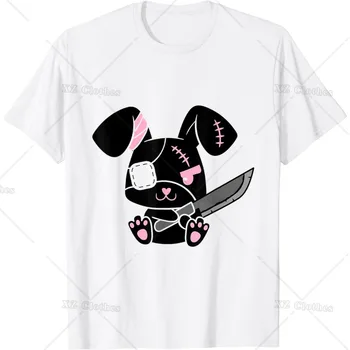 Рубашка Kawaii Bunny - Menhera Pastel Goth для женщин и мужчин