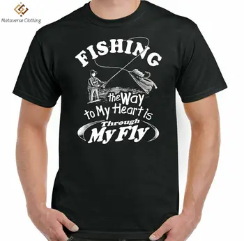 Рыбацкая футболка рыбак через мою мушку мужская забавная удочка удилище снасти топ