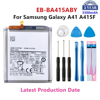  Совершенно новый сменный аккумулятор EB-BA415ABY 3500 мАч для аккумуляторов мобильного телефона Samsung Galaxy A41 A415 A415F + инструменты