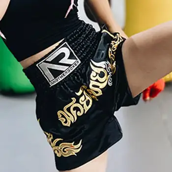 Стильные шорты для боевых искусств Soft Touch Дышащие боксерские шорты Шорты Впитывающие пот Кикбоксинг Короткие штаны
