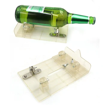 Универсальный резак для стеклянных бутылок своими руками Регулируемые металлические скульптуры Машина для резки Винные бутылки Изготовление украшений Инструмент для резки стекла