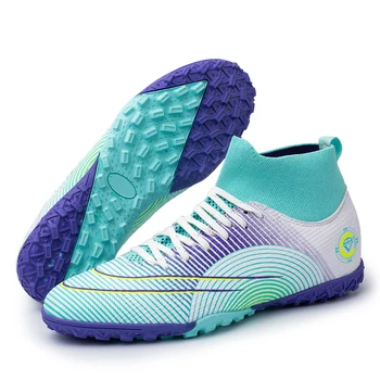 Футбольные бутсы Мужская высококачественная футбольная обувь Tf Fg Futsal Shoes для мужчин Удобная обувь для тренировок в помещении 2023 Размер 45