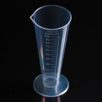 Химия Многоразовый кухонный прозрачный мерный стакан Измерительный инструмент