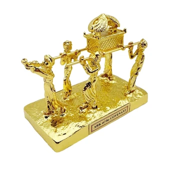 Христианско-католические ремесла и дар золота Ковчег Завета Позолоченные церковные принадлежности Ковчег Иисуса Библейский десантный корабль