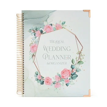 Цветочный свадебный организатор Свадебный журнал Книга Помолвка Подарок для будущей невесты