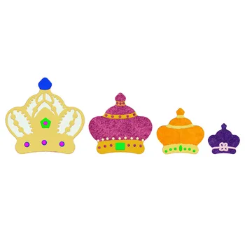 Четыре спецификации День святого Валентина Мультяшная корона Формочки для печенья, суши и фрукты, одиночные или наборные продажи