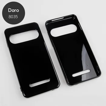 Чехол для телефона Doro 8035 5-дюймовый силиконовый мягкий чехол из ТПУ с защитной черной тонкой оболочкой