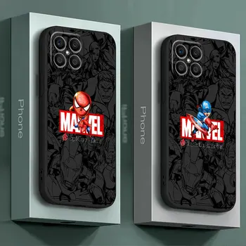 Чехол для телефона Marvel Ironman Spiderman для Huawei Y6p Y6 Y9a Y7 Nova 9 SE Y90 Y60 Y61 Y70 Plus 11 Pro 10 SE 8i Y8s Y9 2019