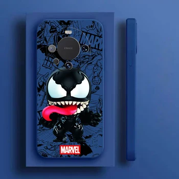Чехол для телефона Marvel Venom для Huawei Mate 40 30 30E 20 10 Pro Plus Lite Honor 100 Pro X20 SE X30 X40 X50i Жидкий кремний мягкий