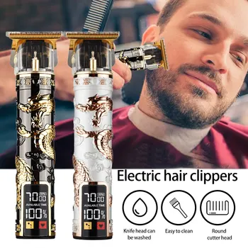 Электрическая машинка для стрижки волос Профессиональная беспроводная USB-машинка для стрижки Профессиональная триммер для бороды Набор для стрижки волос Машина для стрижки волос