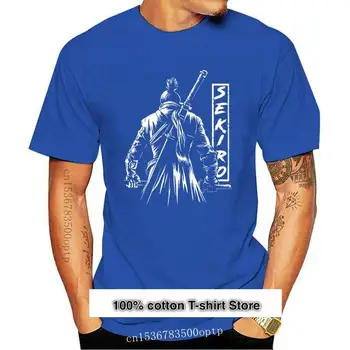 Camiseta de SEKIRO del juego PS4 para hombre, camisa de lobo de un solo brazo, Retro, 100% algodón, novedad